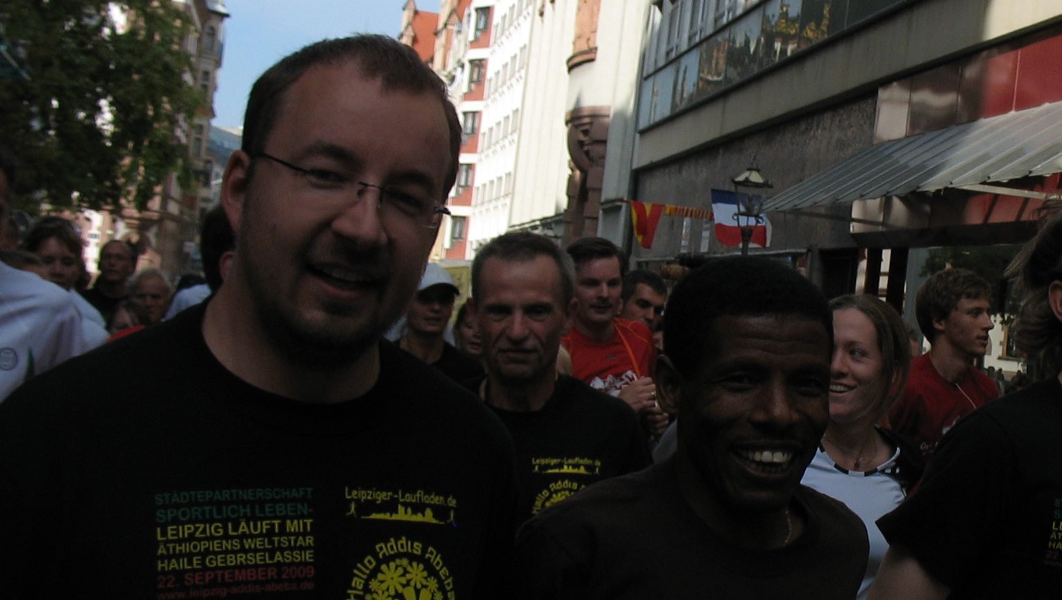 Haile Gebrselassie in Leipzig